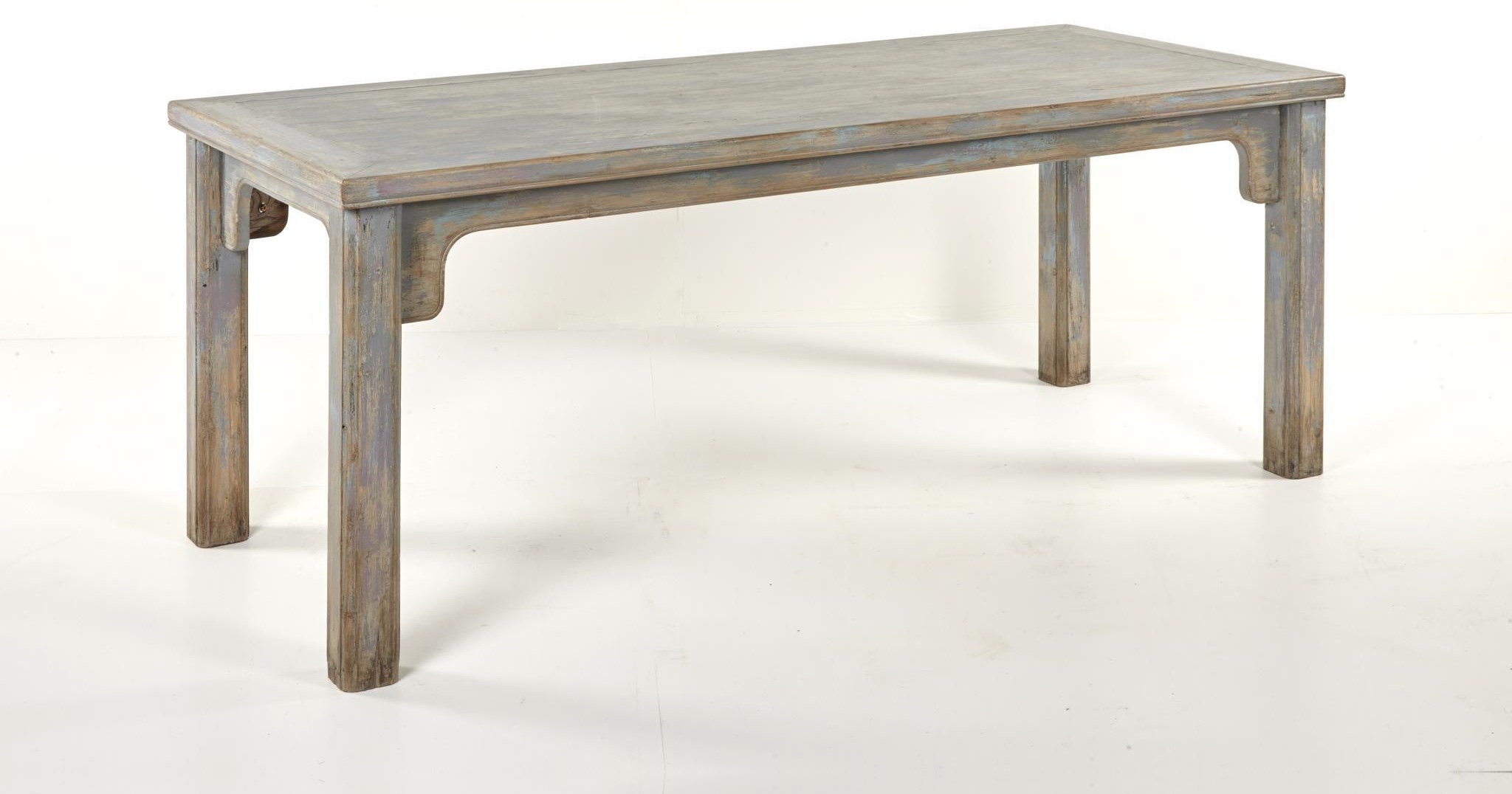 Nest Home Collections Dining Tables Sienna Dining Table Antique Grey Blue Howell Furniture